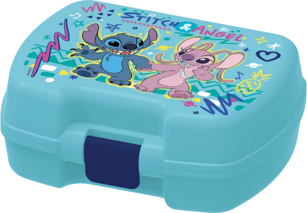 Stor Disney's Stitch Lunch Box – Boîte à Lunch Premium pour Enfants à partir de 4 Ans – hermétique – sans BPA – Bleu Clair