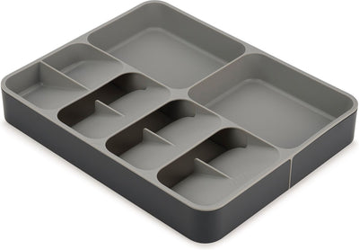 Joseph Joseph Drawerstore Cassette à couverts - Organisateur de couverts - Extensible - Gris