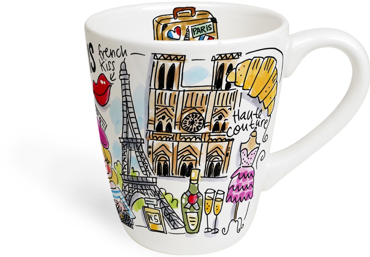 Blond Amsterdam, ville paris icône tasse 0,35l