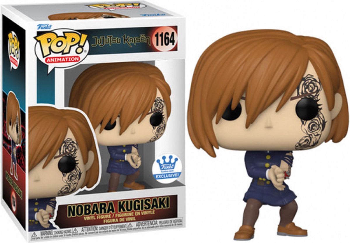 Funko-pop ! anime : jujutsu kaisen - nobara kugisaki #1164 (exclusif)