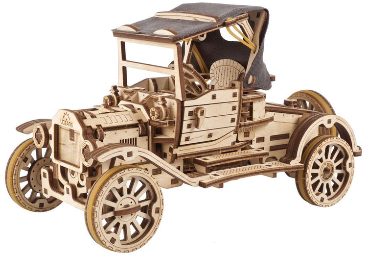 Modèle 3D en bois Ugears - voiture rétro modèle t