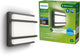 Philips LED Applique Philips Petronia - ultra efficace - anthracite - 3,8W