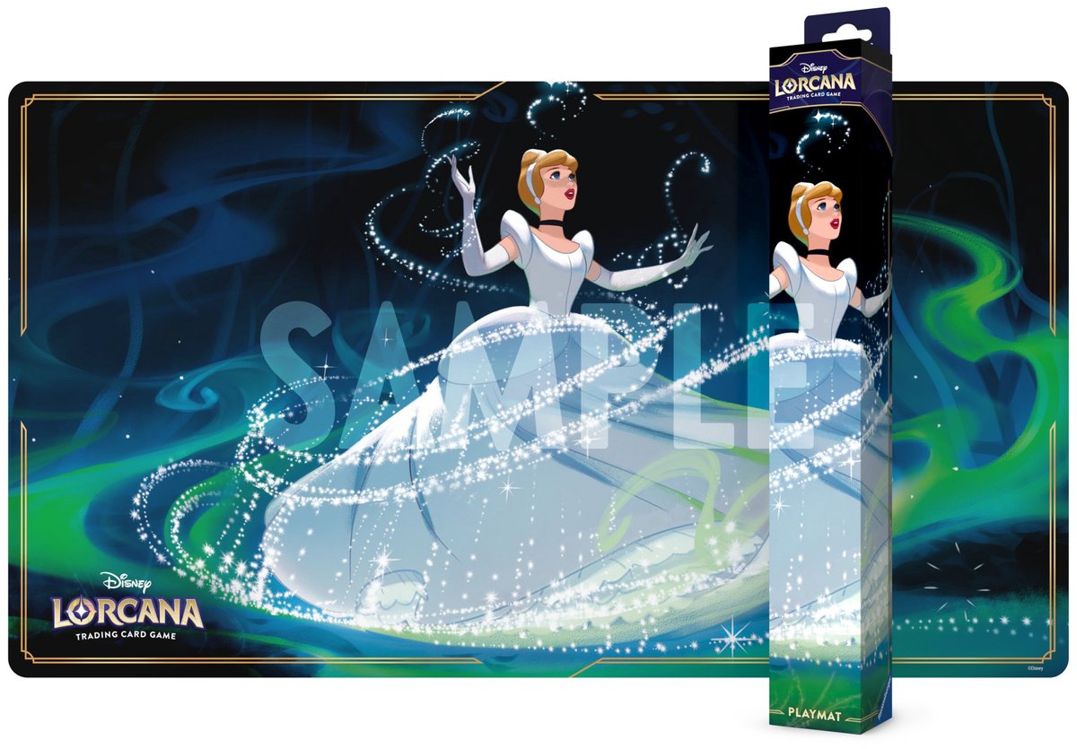 Disney lorcana ravensburger tcg tapis de jeu tapis de jeu cendrillon