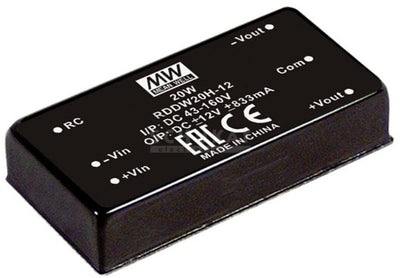 MW Mean Well RDDW20F-15 DC DC Converter 666 MA 20 W Nombre de sorties : 2 x contenu 1 pièce(s)