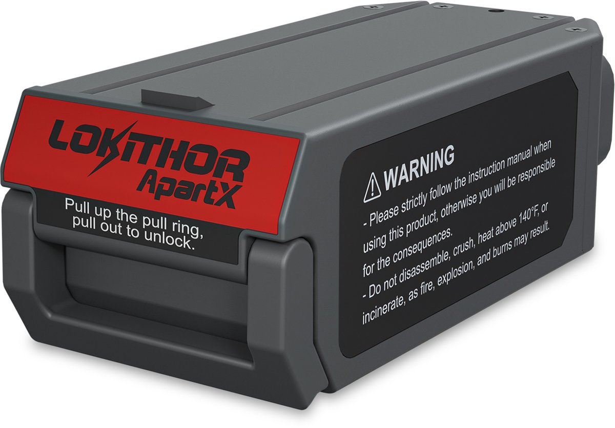 Batterie lipo Lokithor pour démarreur apartx - 12v - puissance de démarrage 1500a