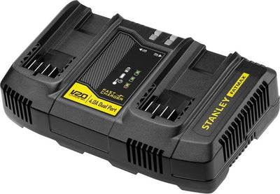 Chargeur double port Stanley fatmax sfmcb24 v20 4a - sfmcb24-qw