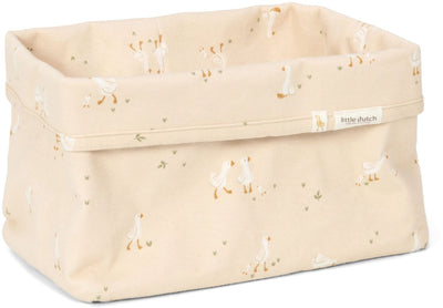 Little Dutch panier à langer grand - blanc - nouveau-né naturals - petite oie