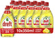 Liquide vaisselle Dreft Platinum Quickwash Liquid - Citron - Pack économique 10 x 350 ml