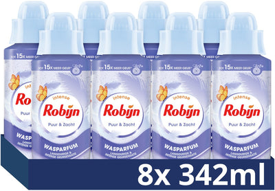 Ruby - parfum lavant intense - pure soft - 8 flacons x 342 ml - pack économique