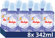 Ruby - parfum lavant intense - pure soft - 8 flacons x 342 ml - pack économique