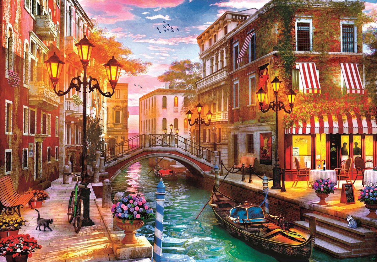 Clementoni Puzzle Sunset Venice 500 pièces
