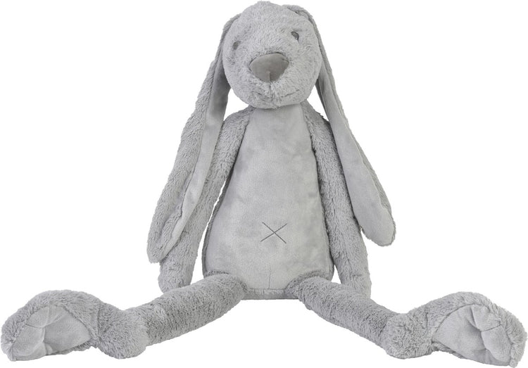 Happy horse lapin richie peluche 92 cm - gris - peluche bébé