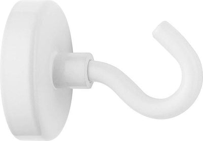 Aimant Westcott - avec crochet 48mm - blanc - force de traction + - 60kg - ac-e10829