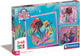 Clementoni - puzzle - 3x48 pièces - disney ariel - puzzle pour enfants - à partir de 5 ans