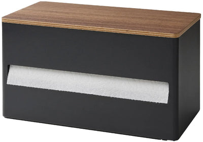 Porte-rouleau de cuisine Yamazaki - rin - noir