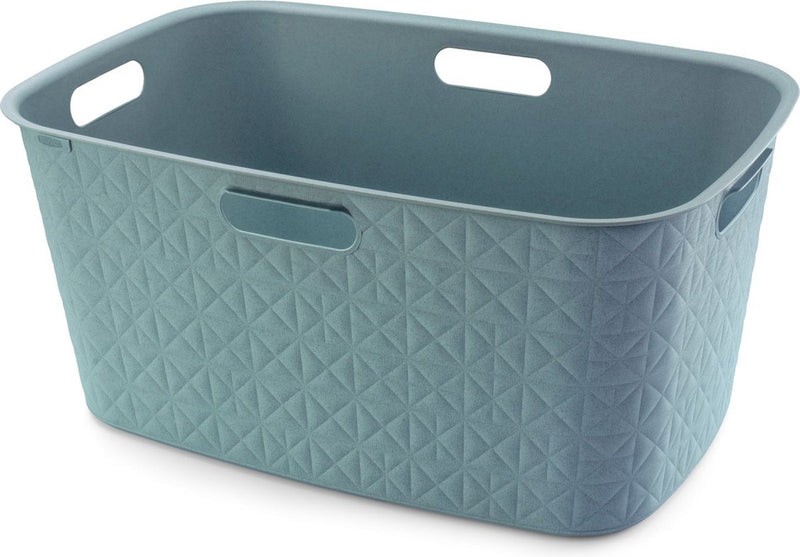 Curver panier à linge softex 45l bleu-vert
