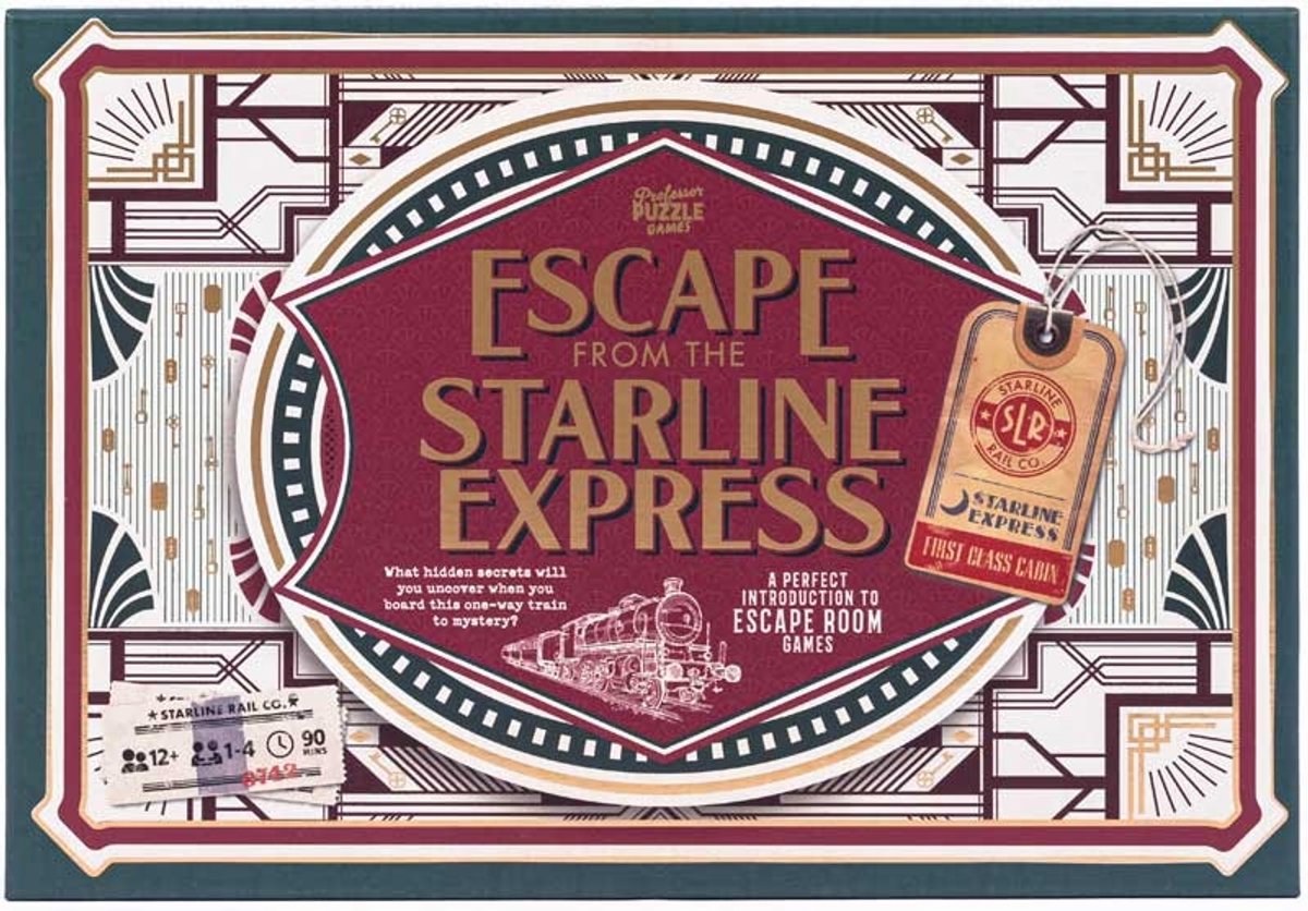 Professeur puzzle évasion du starline express - jeux d'évasion (eng)