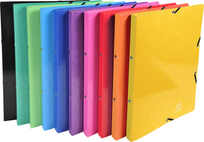 Classeur à anneaux iderame exacompta 2 anneaux 20mm assortis
