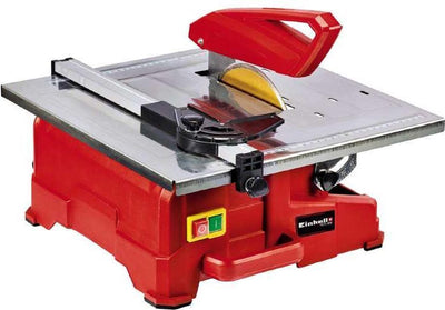 Machine à couper les carreaux électrique Einhell tc-tc 800 - 800 w - ø180 mm - table en acier inoxydable avec échelle d'angle - incl. disque de diamant