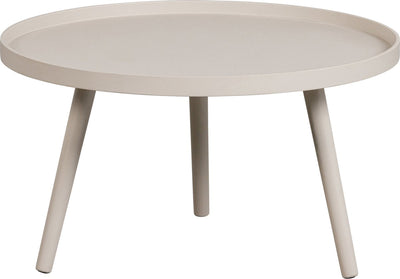 Woood mesa table d'appoint l - bois - beige antique - 34x60x60