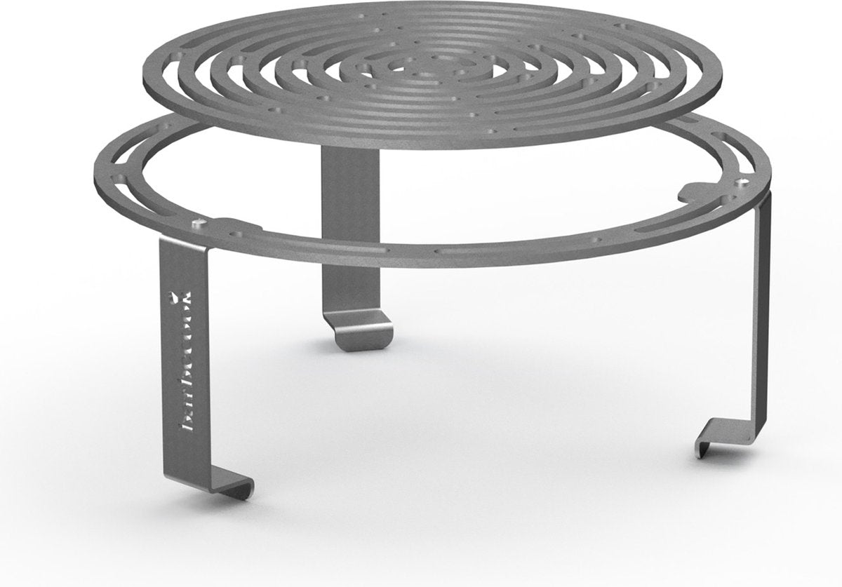 Béquille centrale dynamique Barbecook et grille surélevée 36cm