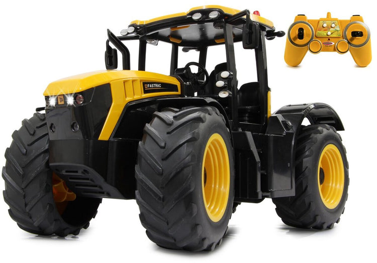 Jamara rc véhicule véhicules agricoles - 405300 rc jcb fastrac tracteur modèle rc prêt à l'emploi - 1:16