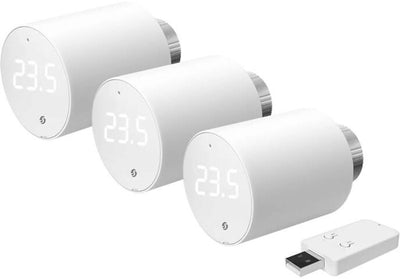 Shelly tête thermostatique wi-fi blu trv 3 pièces avec unité de commande