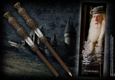 The Noble Collection Harry Potter Ensemble stylo et marque-page Dumbledore multicolore