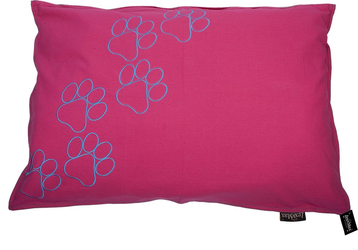 Lex max coussin pour chien happy legs rose - 100 x 70cm