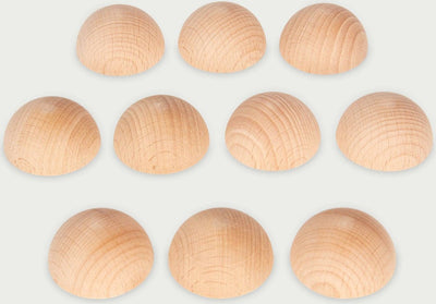 Tickit ® hémisphères en bois naturel