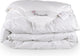 Couette Cendrillon âme 4 saisons - 1 personne - garnissage duvet de canard luxe - housse percale - 140x 200 cm