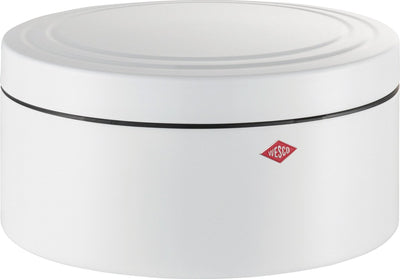 Boîte à pâtisserie Wesco Classic Line avec couvercle | 4 litres | métal - blanc mat | boîte à biscuits