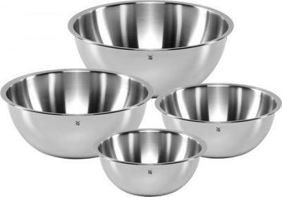 Wmf gourmet - ensemble de bols - 4 pièces - acier inoxydable - empilable - va au lave-vaisselle