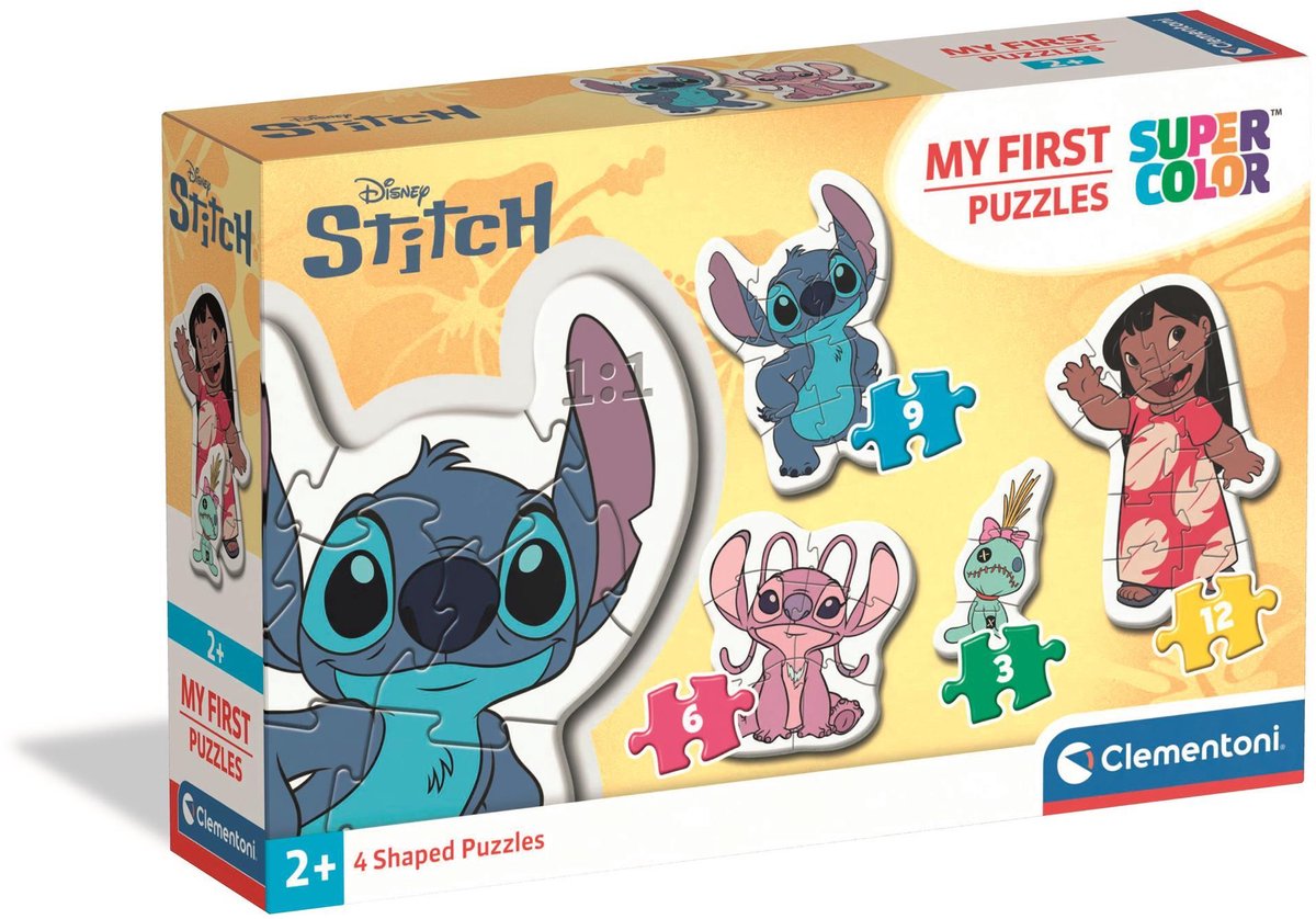 Clementoni Disney Stitch et Lilo mon premier puzzle 4 puzzles