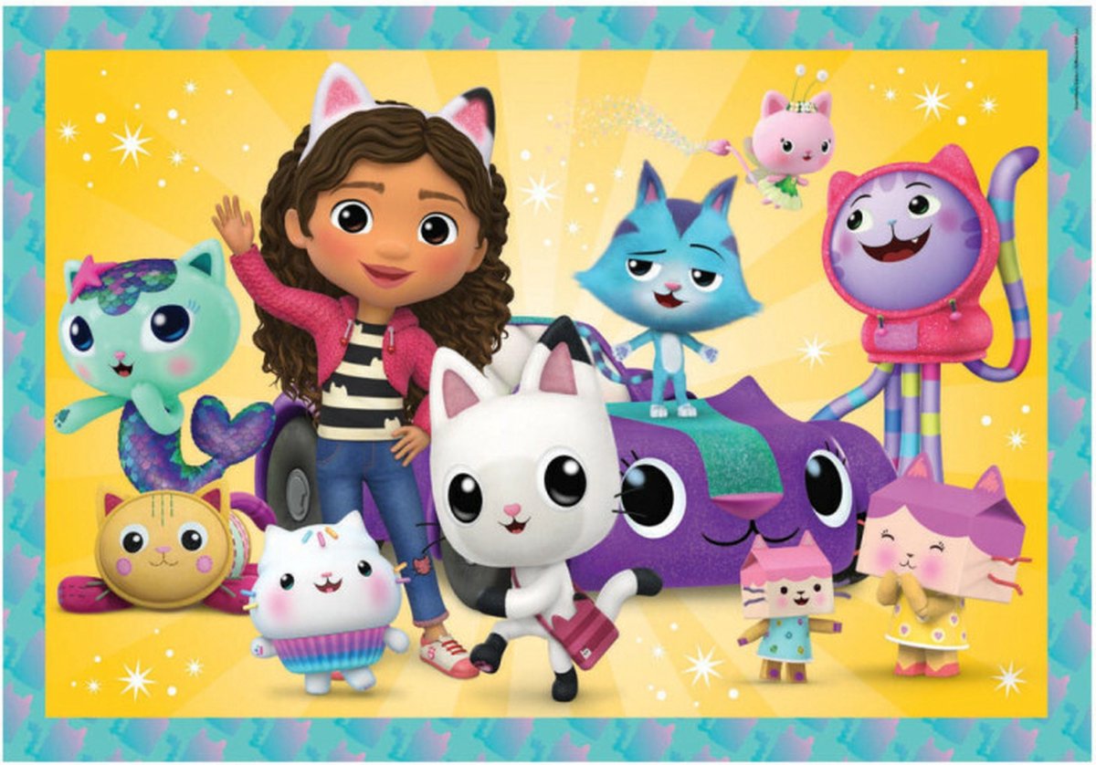 Clementoni Puzzle Super Color Maxi Gabby's Poppenhuis, 24e.