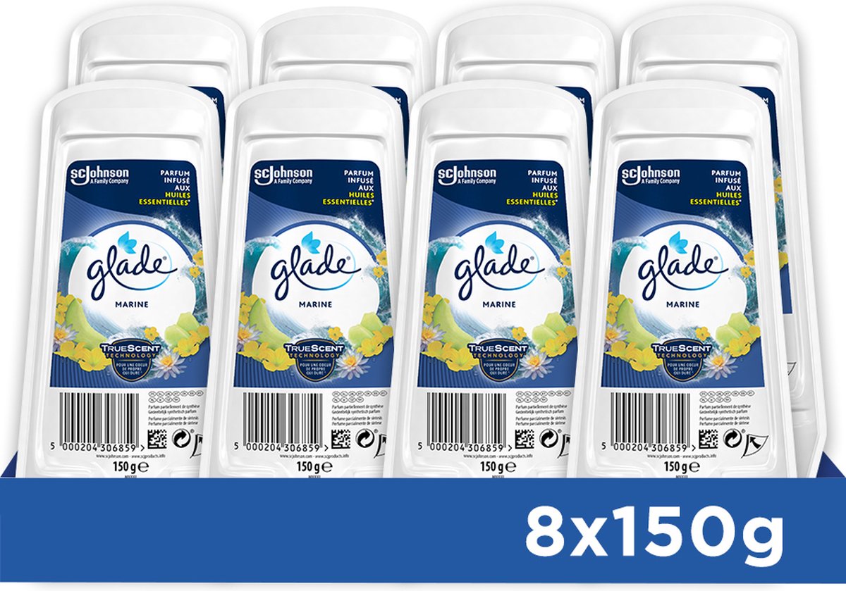 Désodorisant gel Glade marine (8x 150gr)