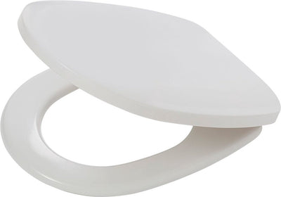 Tiger Dolan - abattant de toilettes - fermeture amortie - cliquable - conception en forme de D - fixation supérieure
