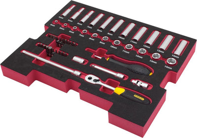 Stanley Fatmax, jeu de 48 douilles 1/4 dans un insert tstak