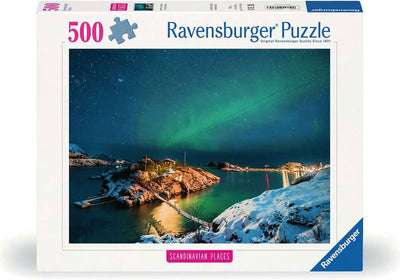 Ravensburger Jigsaw Puzzle Nordlicher Ub.Bergsfjord, 500st.