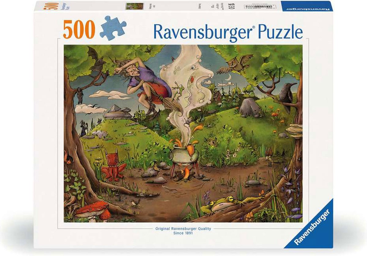 Ravensburger Jigsaw Puzzle Bei der Waldhex, 500e.