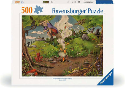 Ravensburger Jigsaw Puzzle Bei der Waldhex, 500e.
