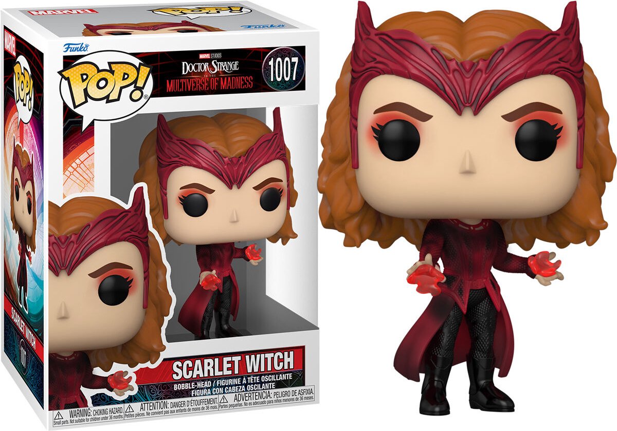 Funko Scarlet Witch - Docteur étrange dans le multivers de la folie pop ! marvel scarlet witch figurine de collection 9 cm - multicolore