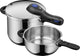 WMF perfect plus - set autocuiseur - 3,0l + 6,5l - acier inoxydable - empilable - protection contre les flammes - induction