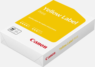 Papier d'impression d'étiquettes jaune Canon pour imprimante à jet d'encre a4 (210x297 mm) blanc