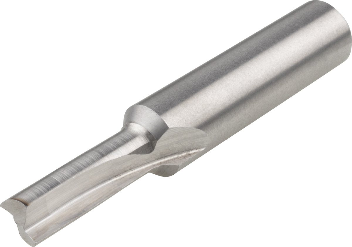 Wolfcraft - fraise à rainurer HSS fraise droite 5 mm - tige 8 mm - hauteur de travail 14 mm - pour bois durs, résineux et plastiques - fabriqué en Allemagne - 3901000