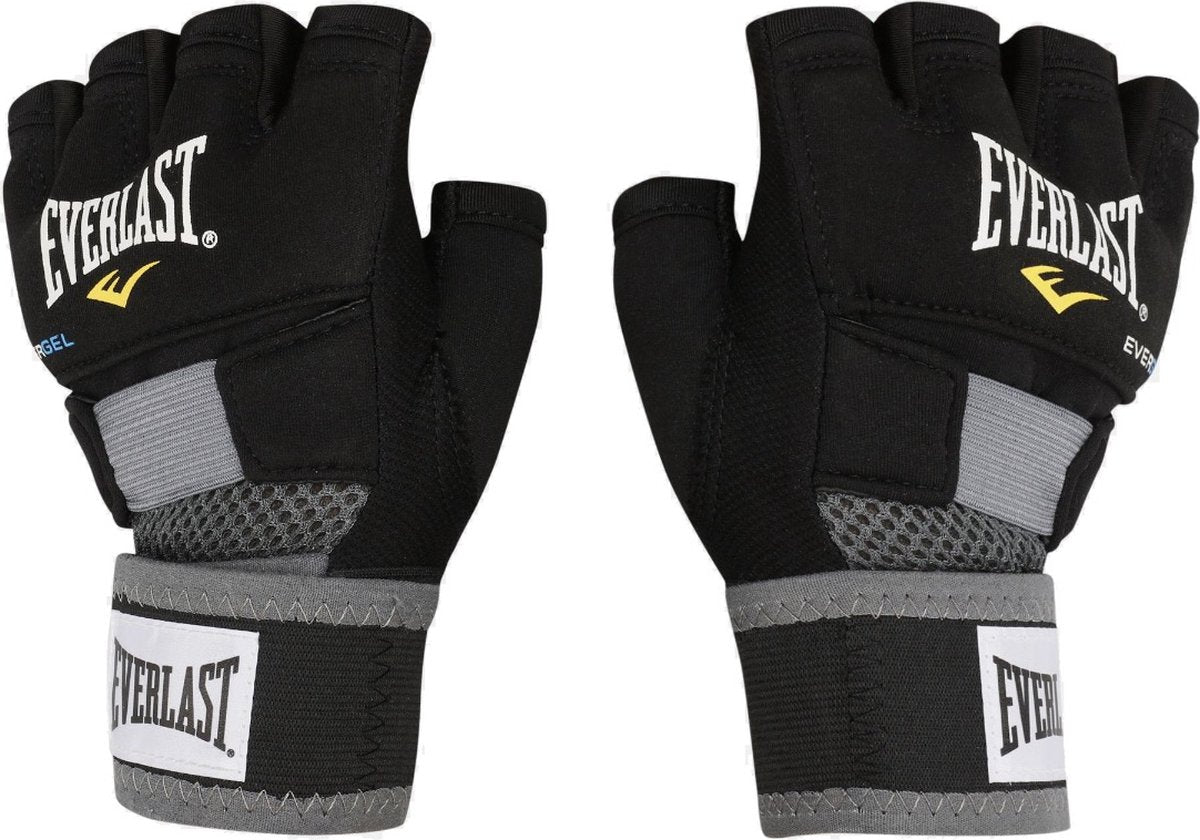 Everlast gants intérieurs evergel rembourrage en gel - noir (disponible en différentes tailles)