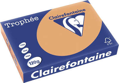 Clairefontaine trophée pastel | papier de couleur | a4 | 120g | 250 feuilles | brun moka