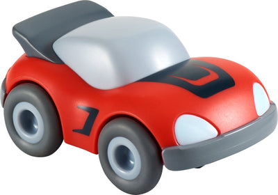 Piste de balle Haba - voiture - voiture de sport rouge