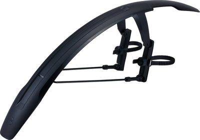 Bbb cycling disc guard front - garde-boue avant pour vélo de course gravel - garde-boue 28 pouces - largeur maximale du pneu : 42 mm - noir - bfd-65f