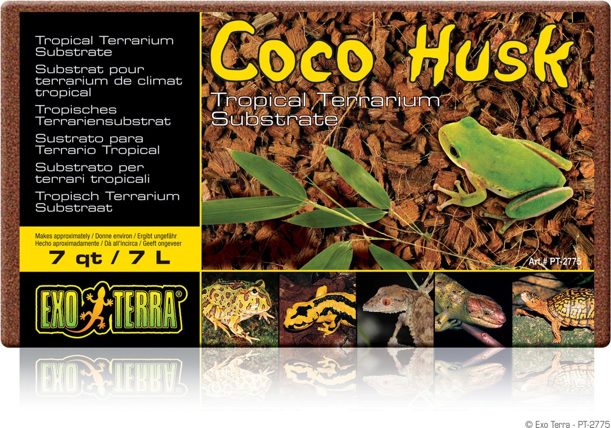 Exo terre substrat coque de noix de coco - terreau - 7 l
